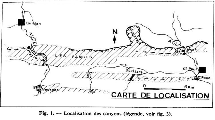 Gorges de l'Aude et de l'Agly - croquis
