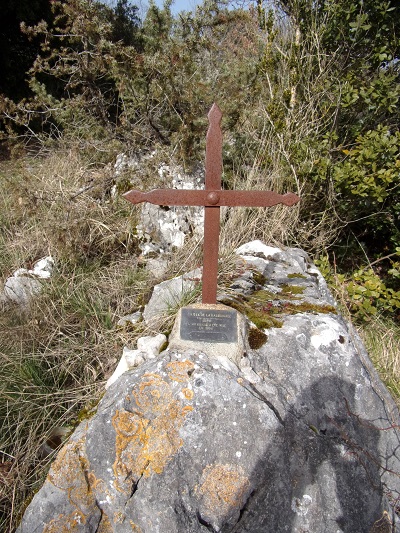 Sentier cathare, la croix de la Bastounade