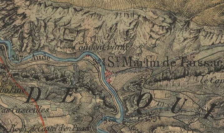St Martin Lys, carte d'état major'