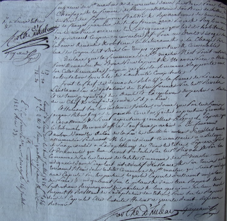 procès du 30 juin 1825 - détail 2