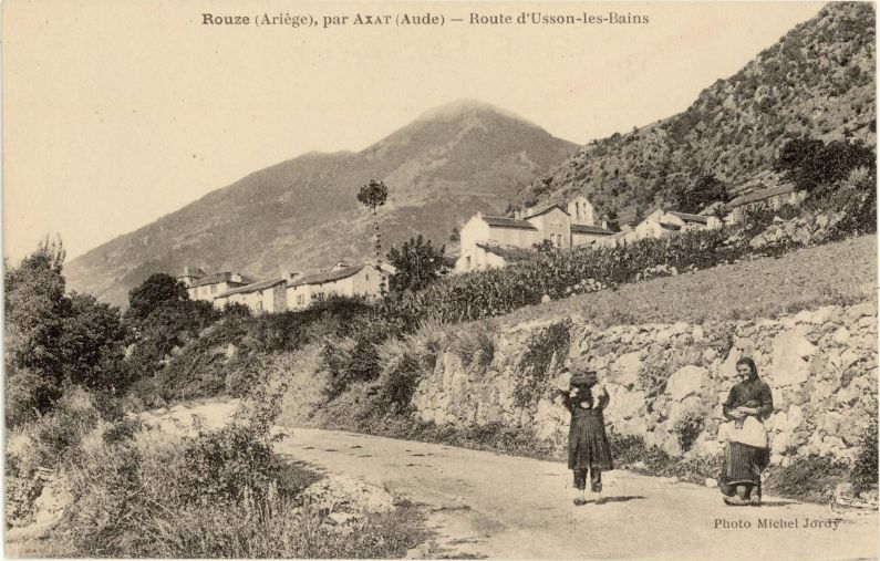 CPA_Thierry_Meynier_Rouze_route_de_Usson_les_Bains