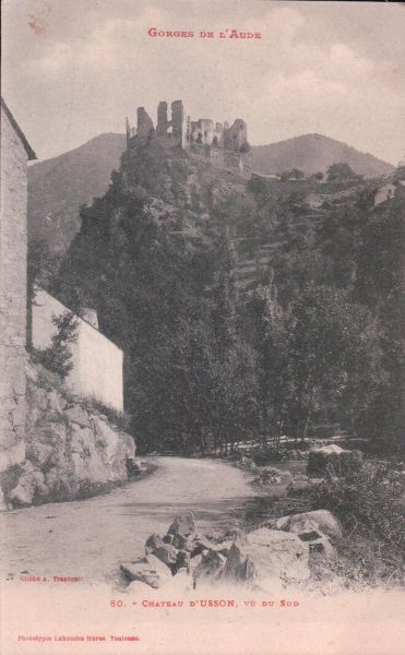 CPA_Thierry_Meynier_chateau_d_Usson_vue_du_sud