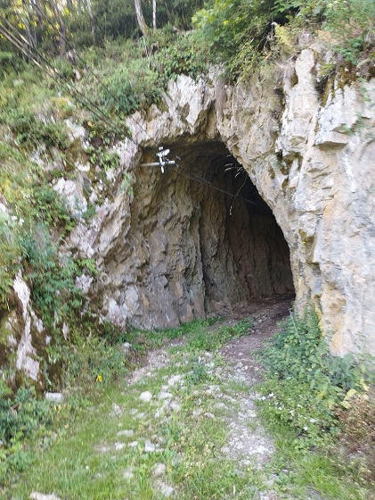 Tunnel sous le chateau de Dournes 1