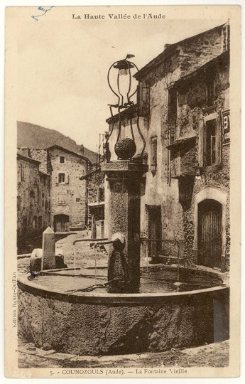 Counozouls, fontaine