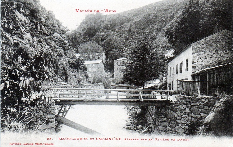 Escouloubre et Carcanière, séparés par la Rivière de l'Aude