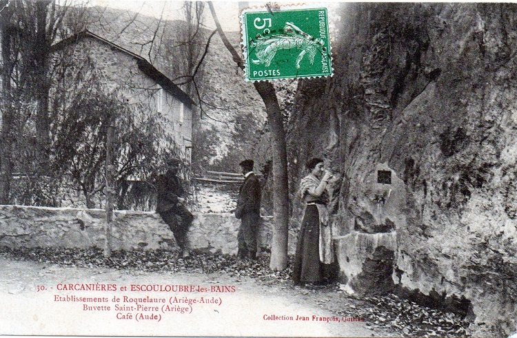 Carcanières et Escouloubre-les-bains Etablissements de Roquelaure, Buvette Saint-Pierre, Café