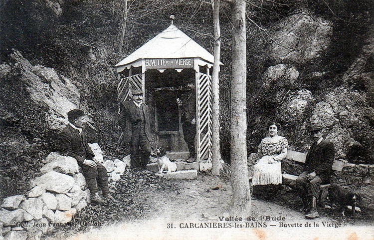 Carcanières-les-bains - buvette de la vierge