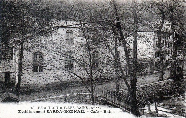 Escouloubre-les-bains - Etablissement Sarda-Bonnail - Café - Bains