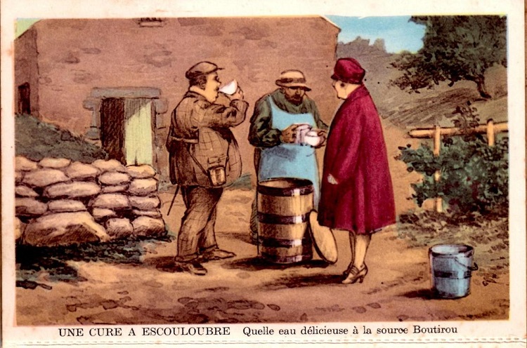 Une cure à Escouloubre : Quelle eau délicieuse à la source Boutirou
