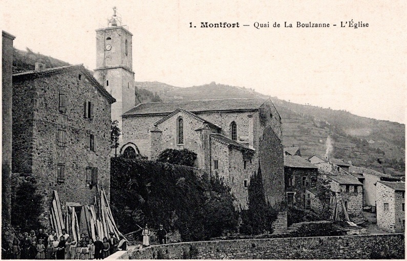 Montfort quai de la Boulzanne, l'église