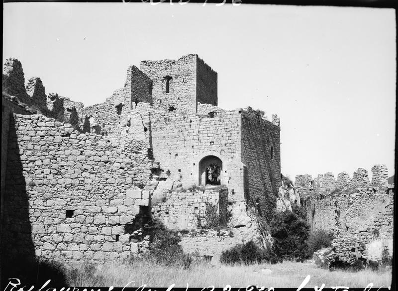 Donjon et logis en ruines