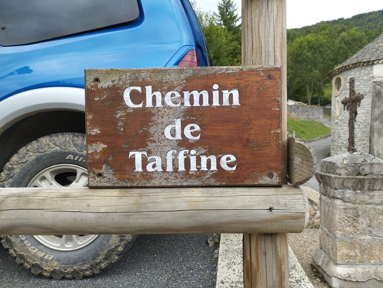 Chemin de Taffine à Joucou