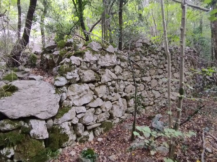 St Martin Lys, passage effondré du chemin vicinal n°2
