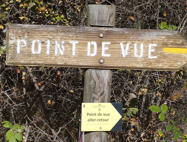 Direction vers le point de vue