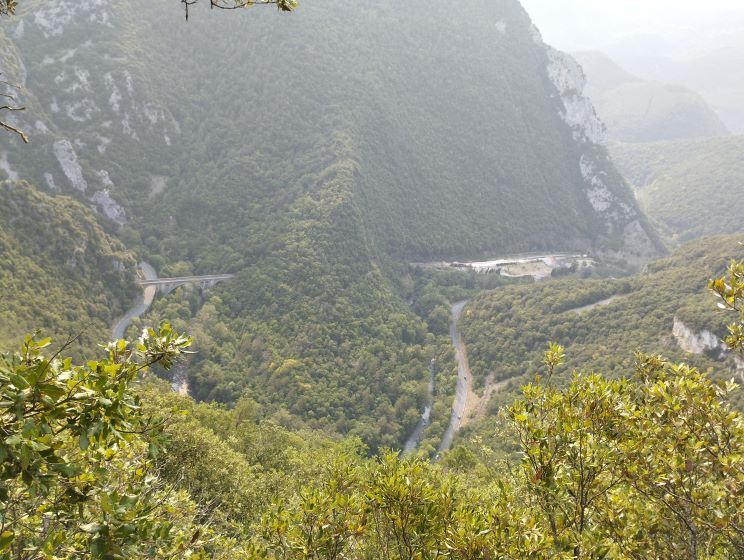 Col de gage - de la gare au Rébuzo