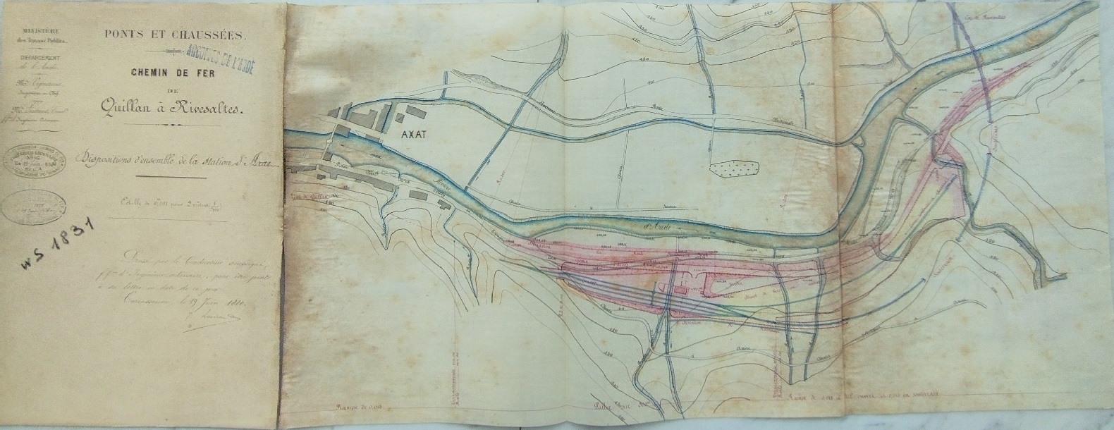 détail du plan du 19 juin 1880 - général