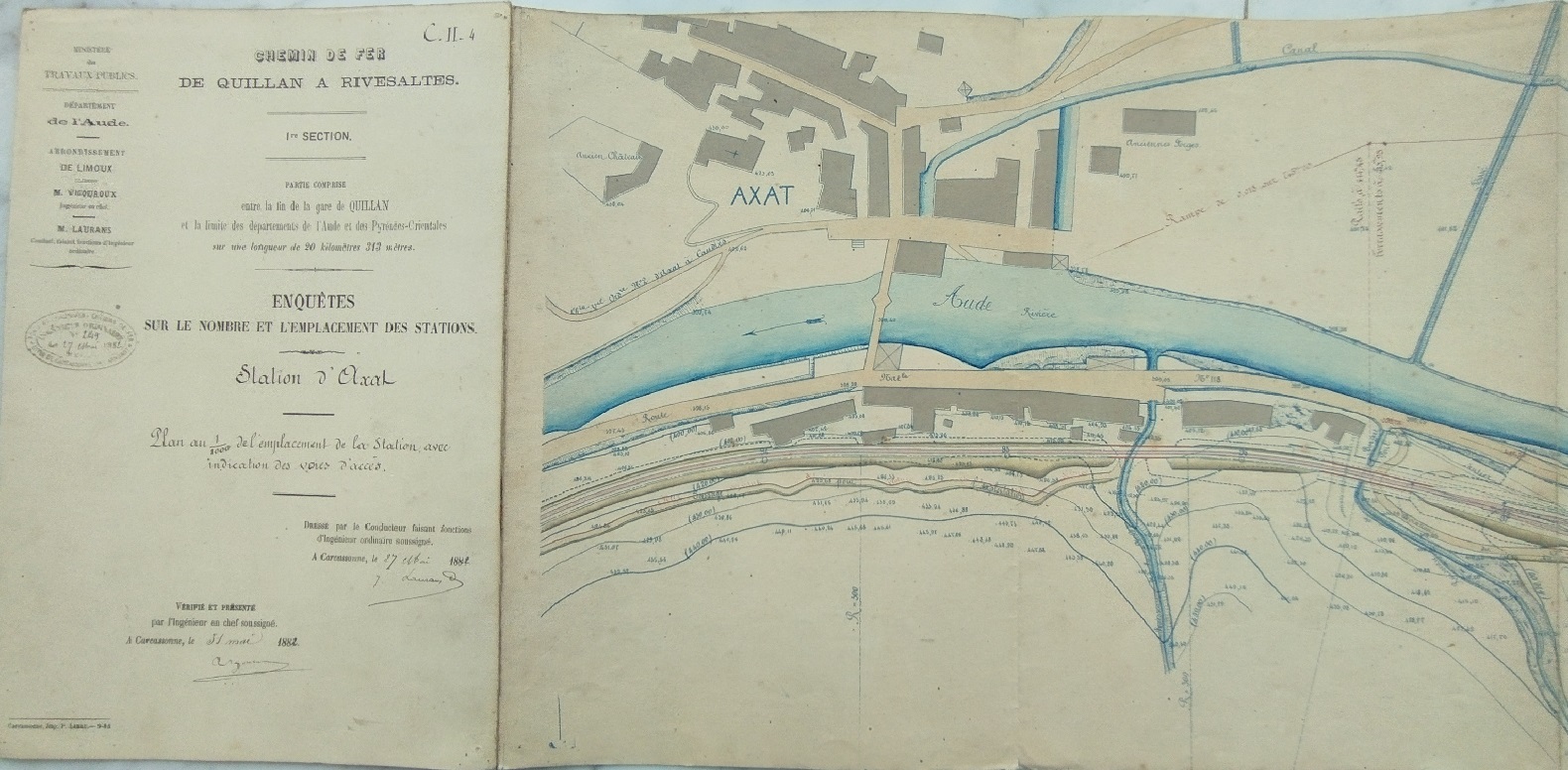 détail du plan du 19 juin 1880 - 1