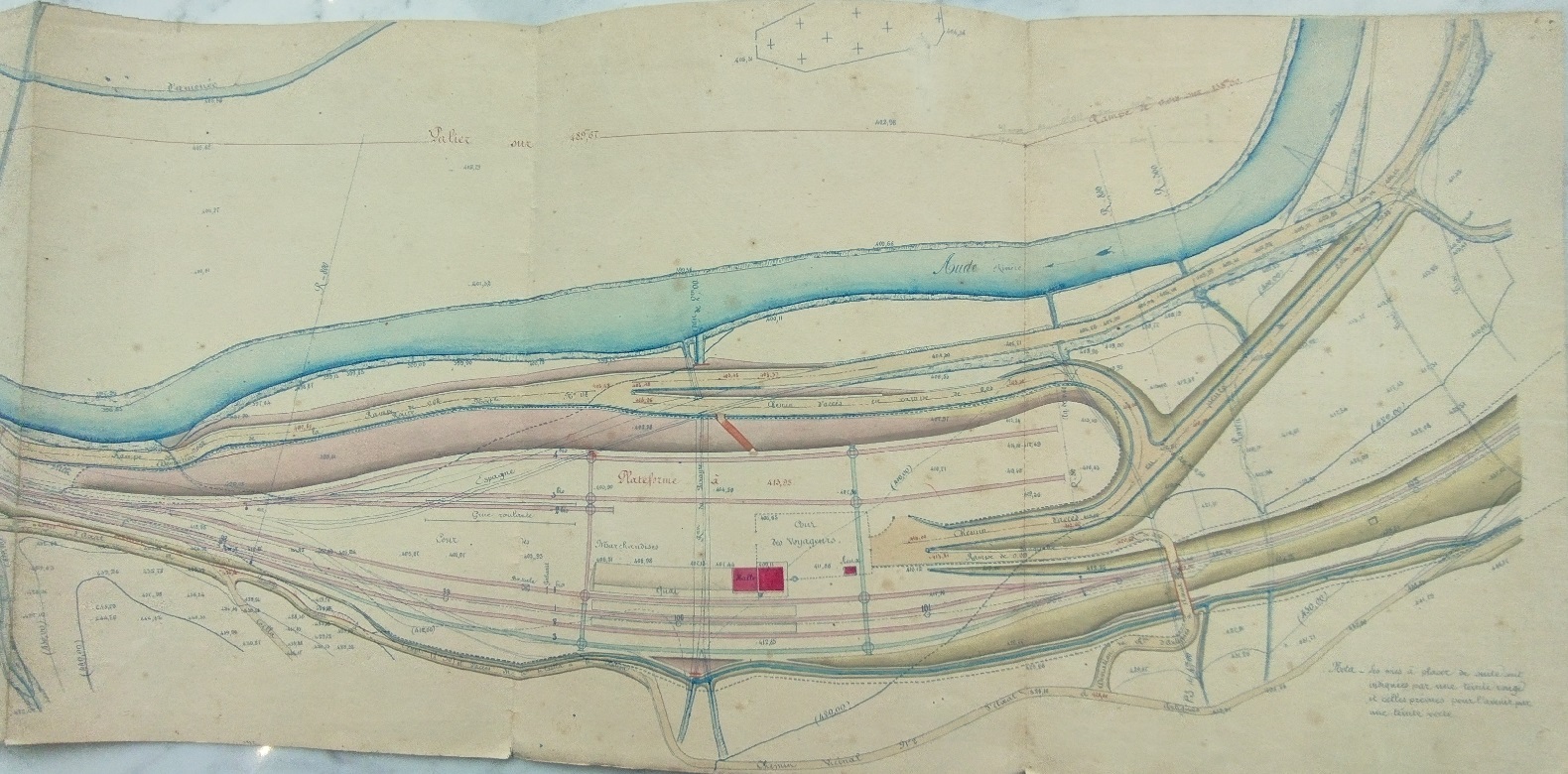 détail du plan du 19 juin 1880 - 2