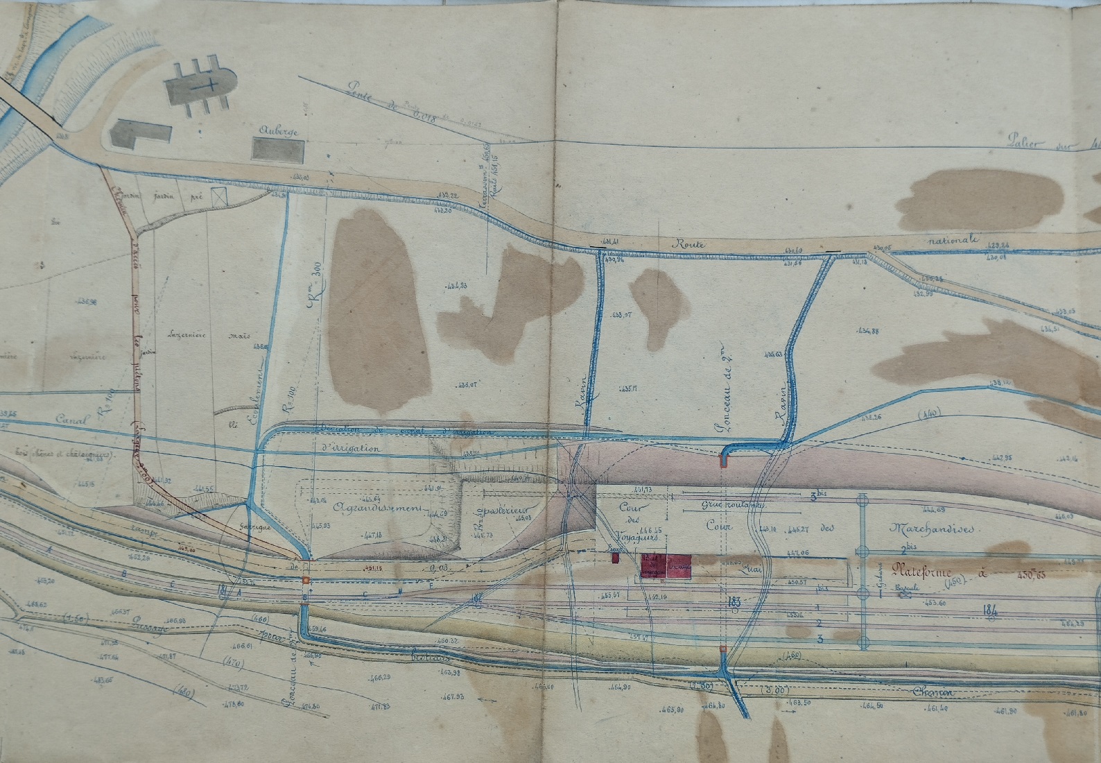 plan gare du 27 mai 1882 - détail - 2