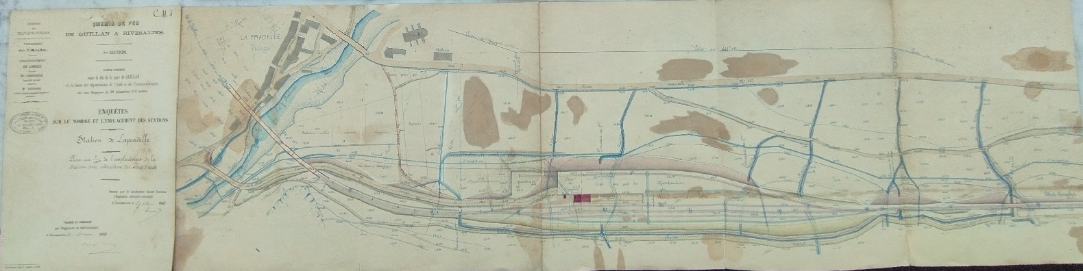 plan gare du 27 mai 1882 - général