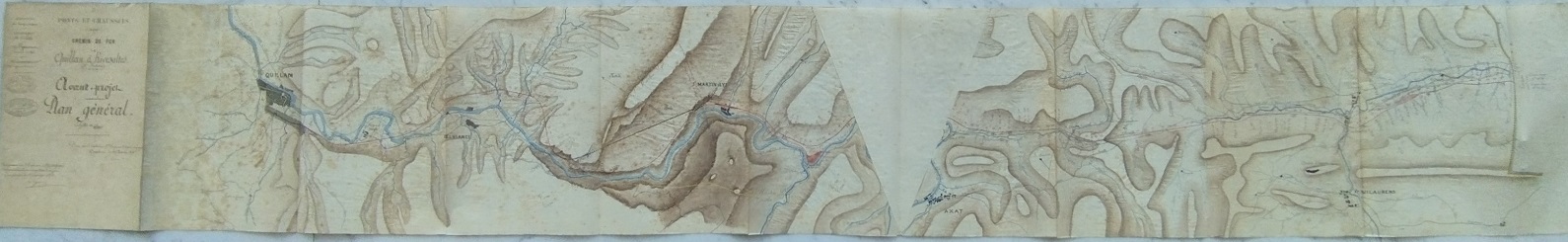 Plan général de l'avant projet de 1878 - vue complète