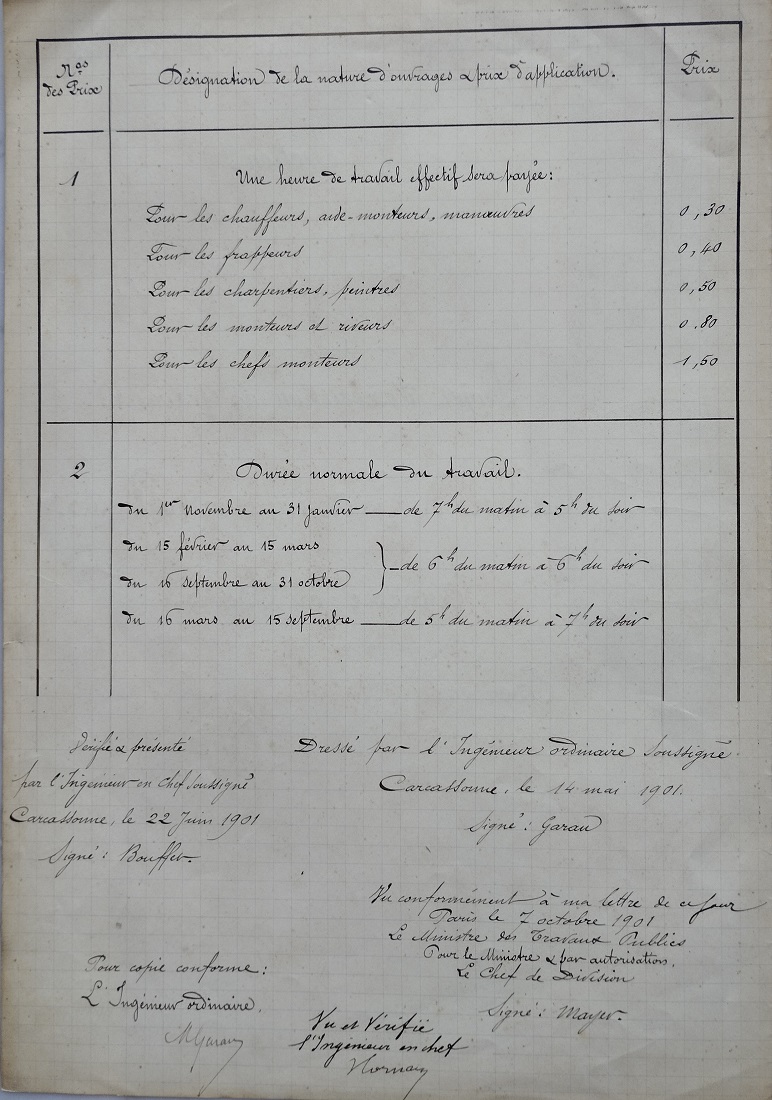 Script du Devis et cahier des charges pour les tabliers et gardes-corps des grands ouvrages métaliques du 14 mai 1901 - 2