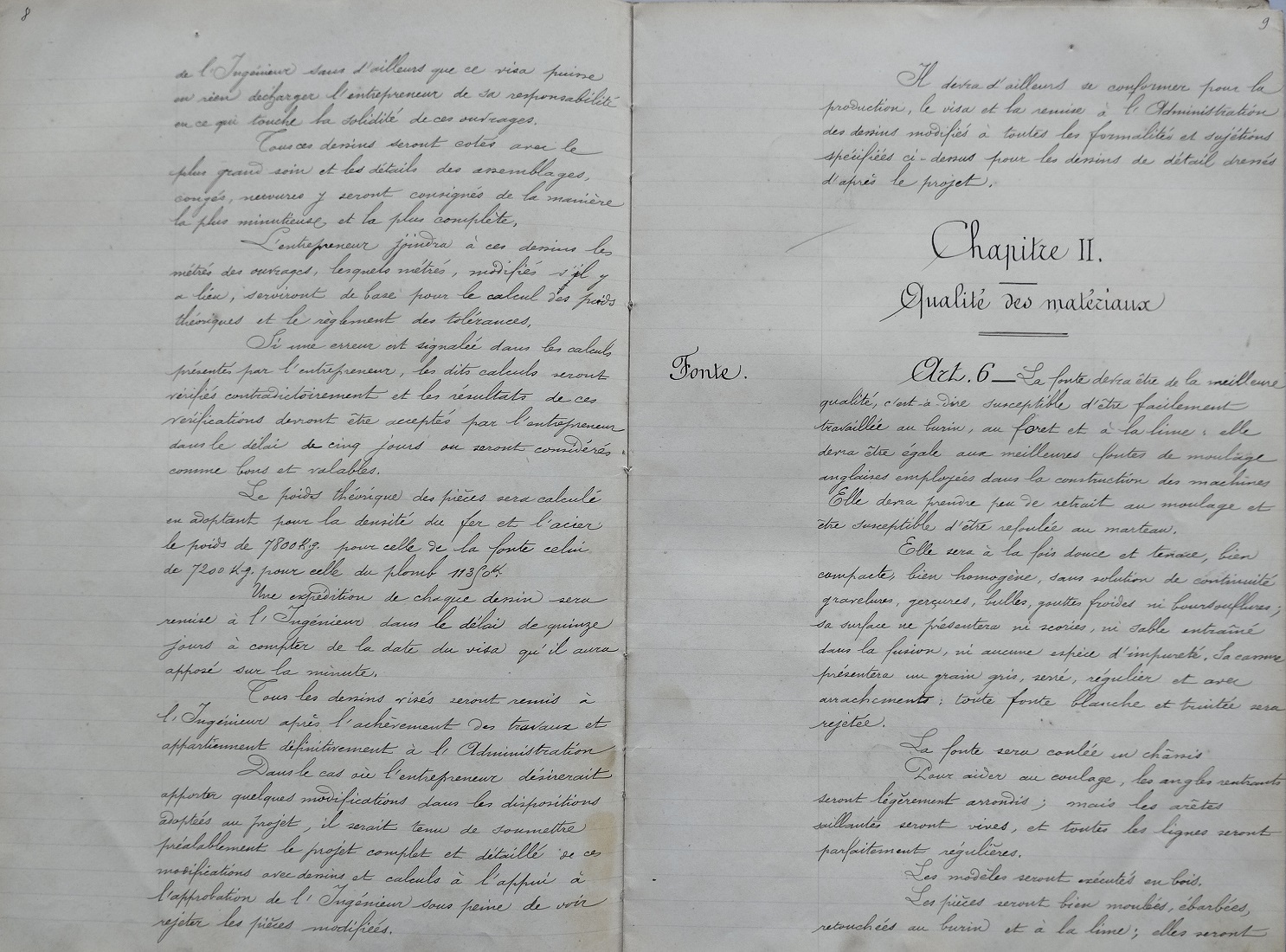 Script du Devis et cahier des charges pour les tabliers et gardes-corps des grands ouvrages métaliques du 14 mai 1901 - 7