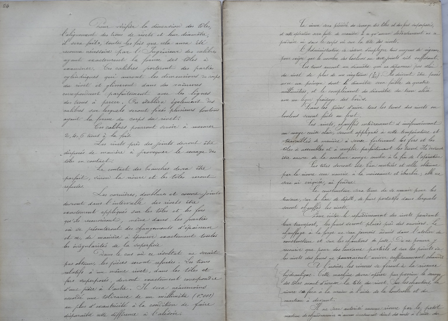 Script du Devis et cahier des charges pour les tabliers et gardes-corps des grands ouvrages métaliques du 14 mai 1901 - 15