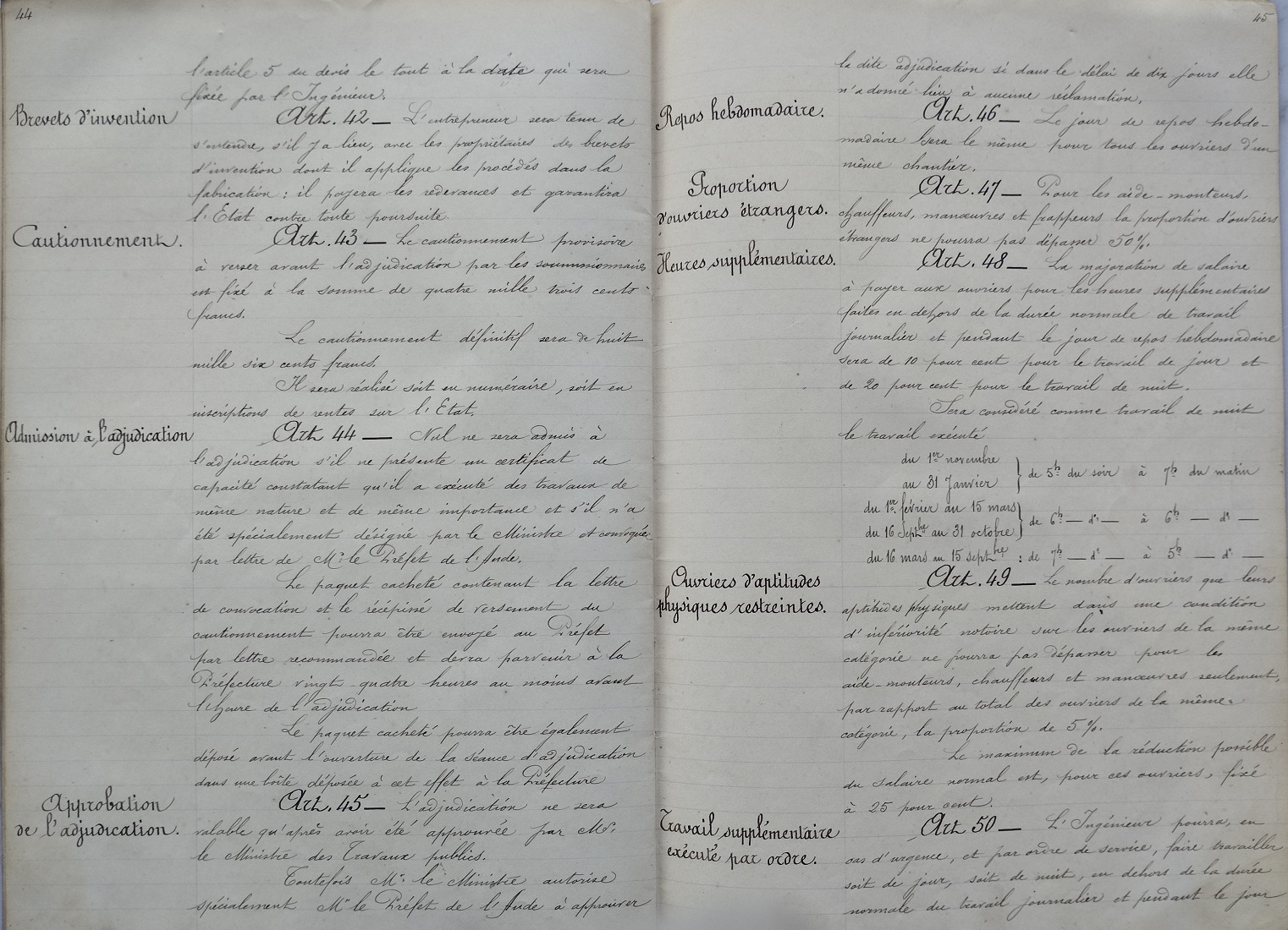 Script du Devis et cahier des charges pour les tabliers et gardes-corps des grands ouvrages métaliques du 14 mai 1901 - 25