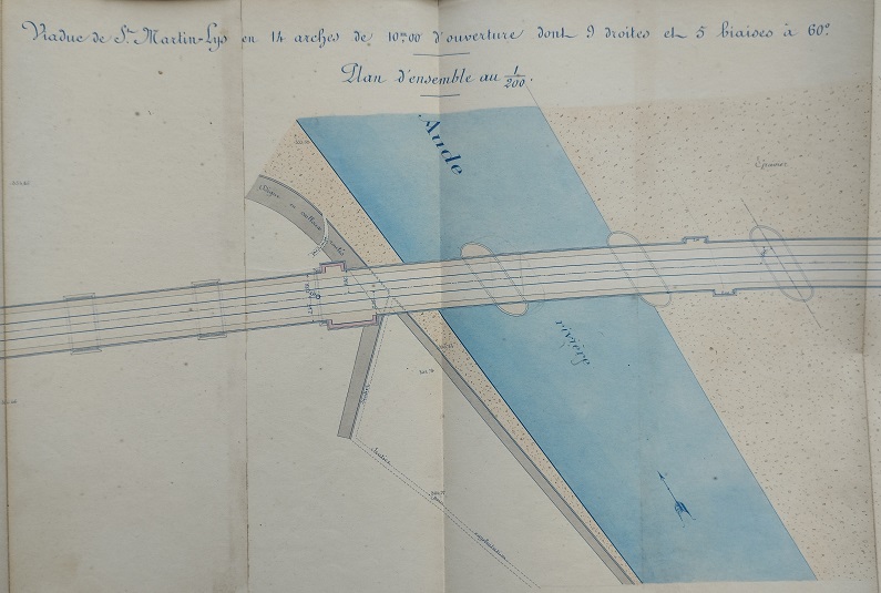 Ouvrage n°30 - Viaduc voûté en 14 arches - 1° feuille du 25 juillet 1887 - 3