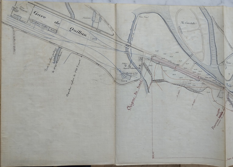 Plan côté - lot 1 du 25 janvier 1888 - 2