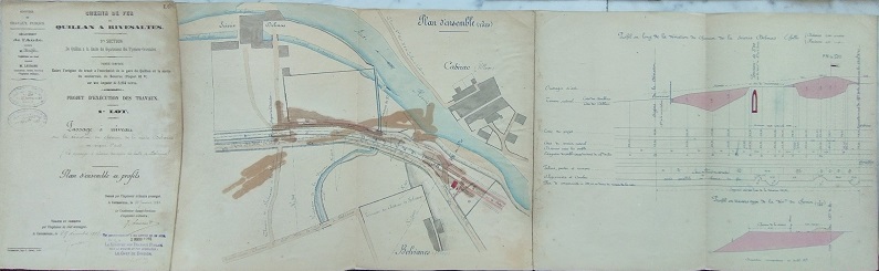 Passage à niveau sur la déviation de la scierie Delmas - lot 1 du 25 janvier 1888 - général