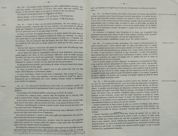 Devis et cahier des charges - lot 1 du 25 janvier 1888 - 20