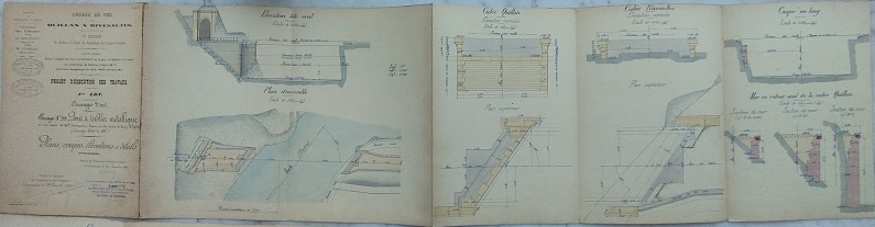 Ouvrage n°22 - Pont à tablier numérique - lot 1 du 22 novembre 1894 - general