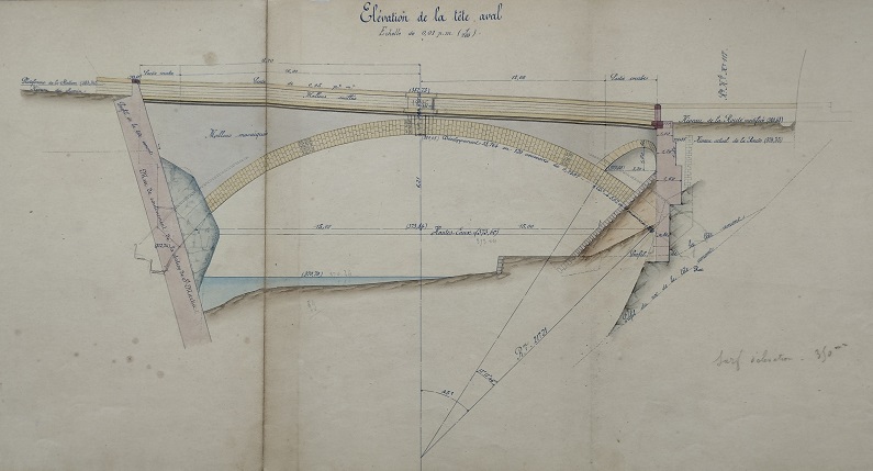 Ouvrage n°33bis - Pont voûté de 30m d'ouverture droite - lot 1 du 22 novembre 1894 - 3