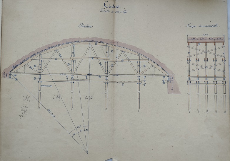 Ouvrage n°33bis - Pont voûté de 30m d'ouverture droite - lot 1 du 22 novembre 1894 - 7