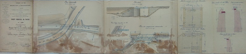 Ouvrage n°26 - Pont à tablier métallique de 7m d'ouverture droite - lot 1 du 22 novembre 1894 - général