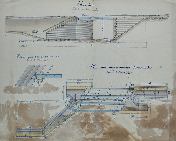 Ouvrage n°26 - Pont à tablier métallique de 7m d'ouverture droite - lot 1 du 22 novembre 1894 - 3