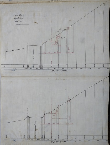 Profil en travers - lot 1 du 22 novembre 1894 - 16