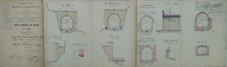 Ouvrage n°21 - Souterrain de la Pierre-lys - 3° feuille - lot 1 du 22 novembre 1894 - general