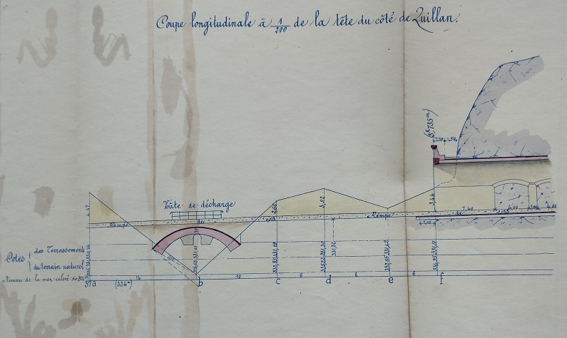 Ouvrage n°21 - Souterrain de la Pierre-lys - 1° feuille - lot 1 du 22 novembre 1894 - 6