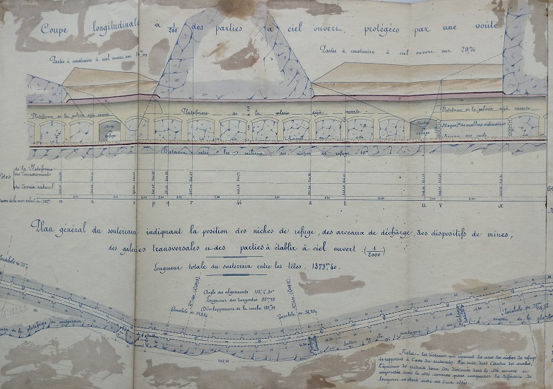 Ouvrage n°21 - Souterrain de la Pierre-lys - 1° feuille - lot 1 du 22 novembre 1894 - 9