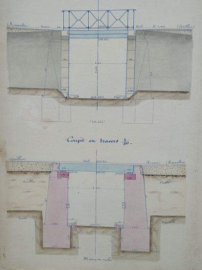 Ouvrage n°8 - Passage inférieur métallique - lot 1 du 22 novembre 1894 - 2