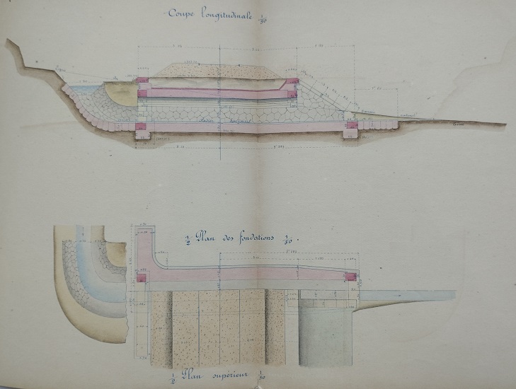 Ouvrage n°16 - Aqueduc voûté sous rail - lot 1 du 22 novembre 1894 - 3