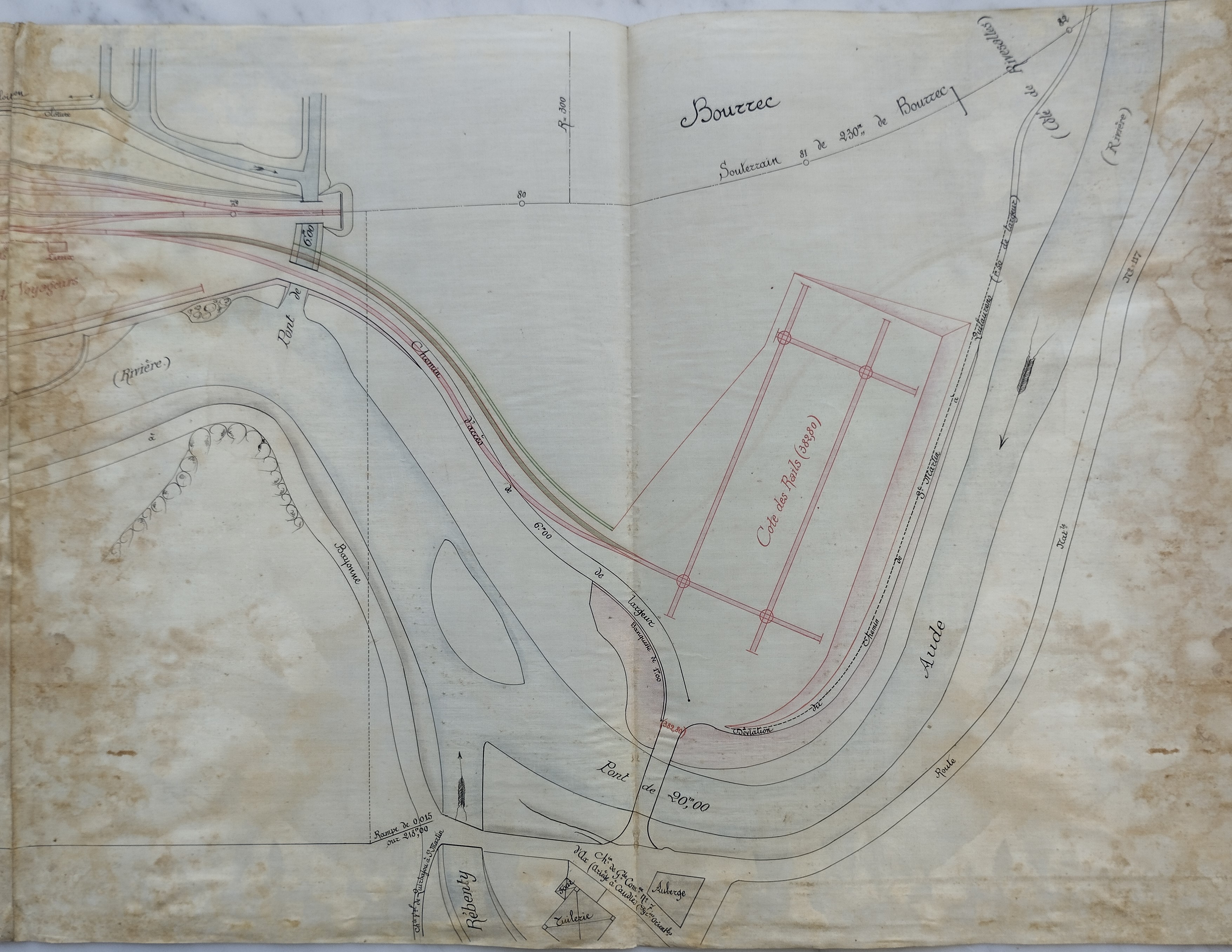 Projet d'établissement de la plateforme de la station de St Martin-Lys - lot 1 du 27 Mars 1886 - 1