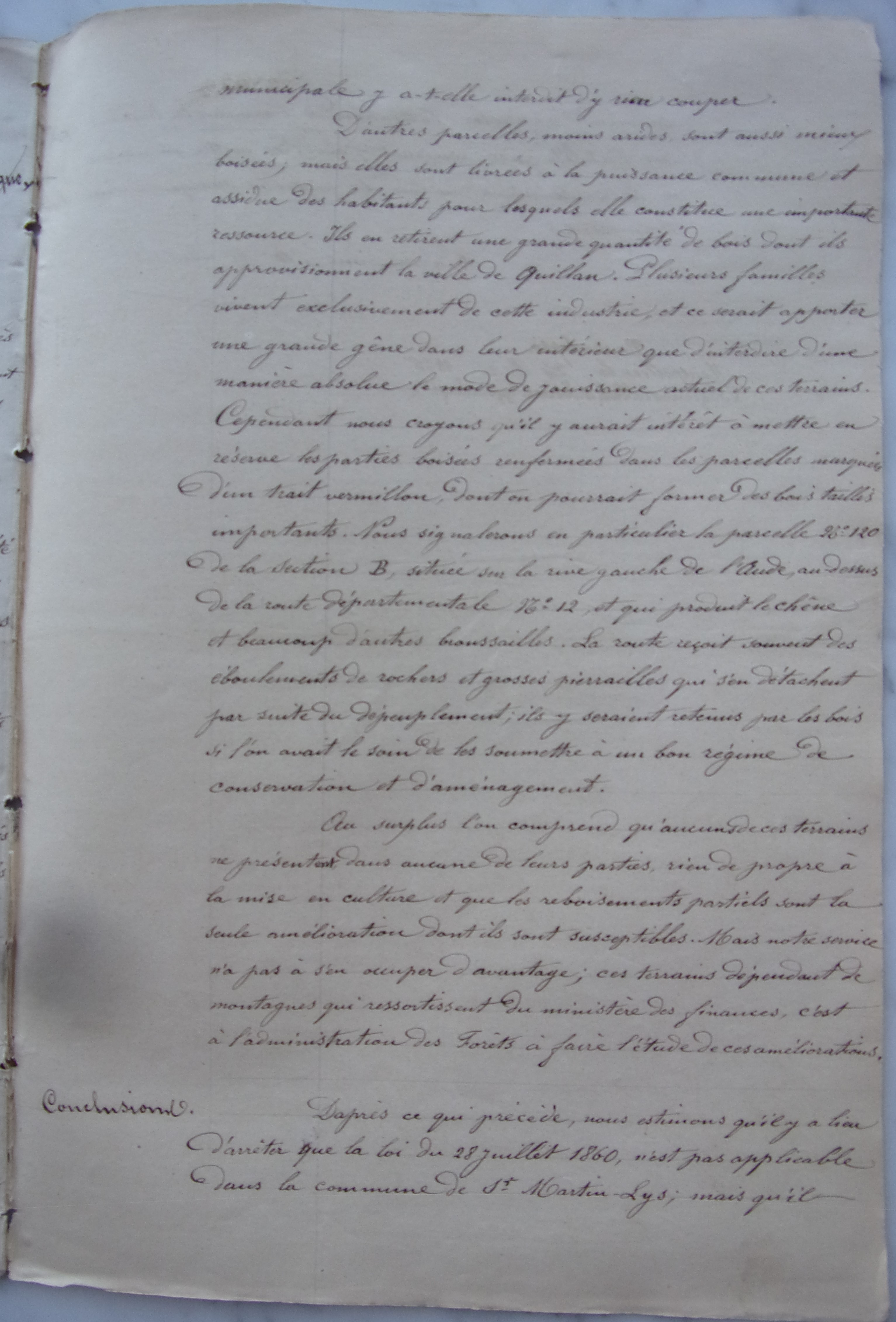 17 mai 1865 - Avis ingénieur ordinaire du service hydraulique Etendue et classification des propriétés communales p2