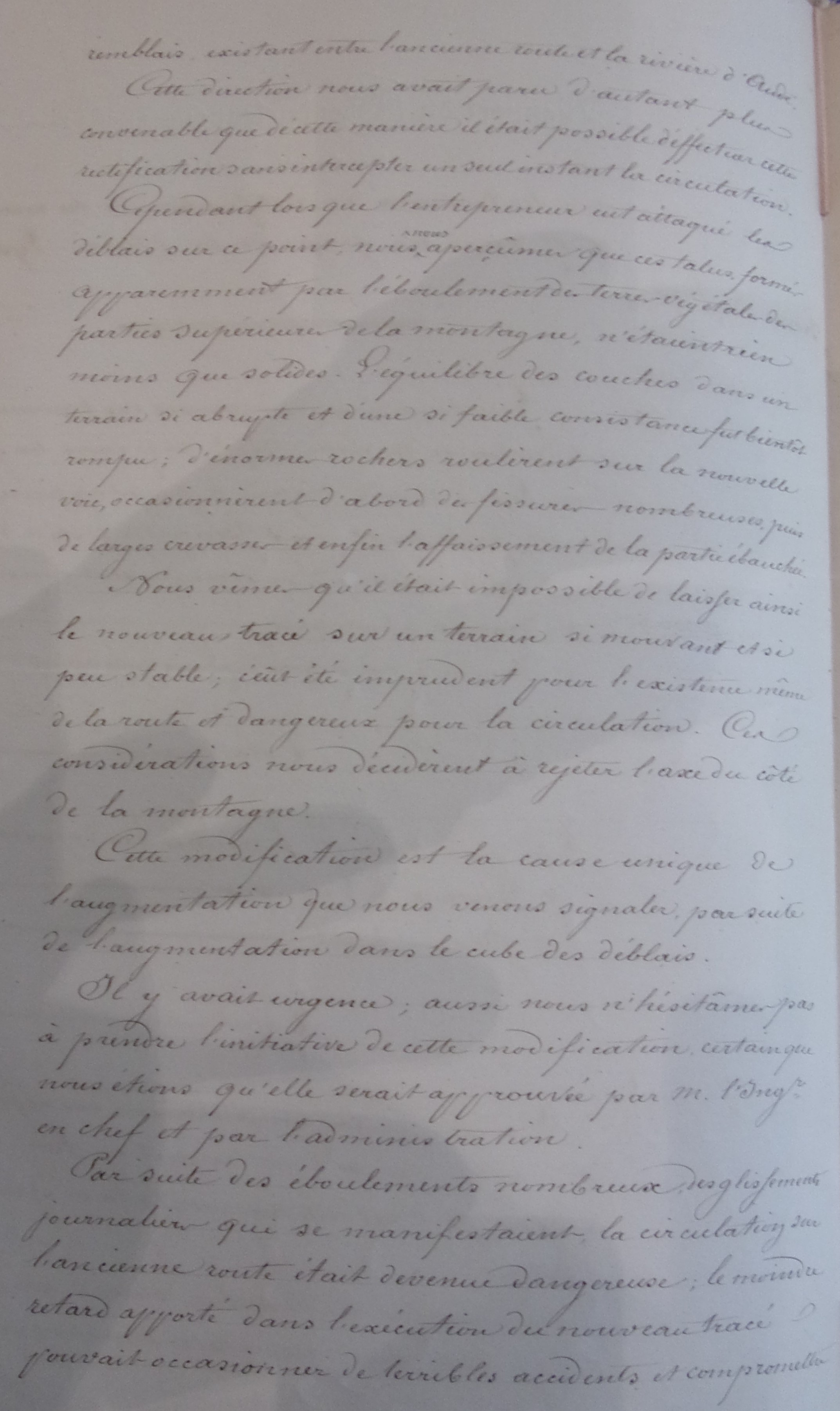 Rectification et restauration de la route départementale n°17 - Rapport du Conducteur du 2 août 1856 - 2