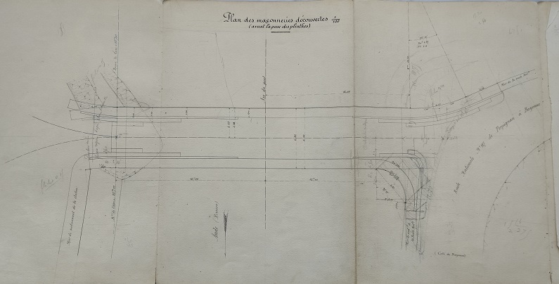 Plan du Pont de la station de Saint Martin Lys - 1