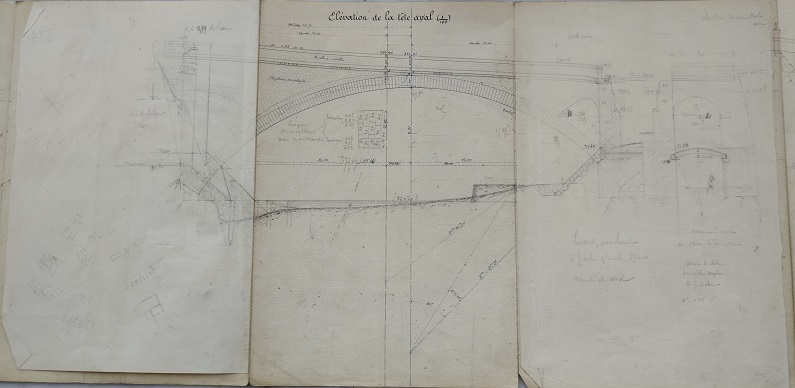 Plan du Pont de la station de Saint Martin Lys - 2