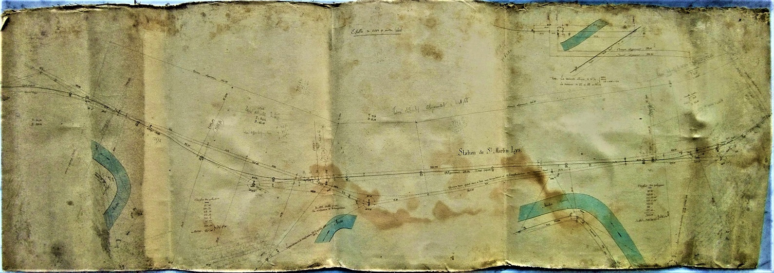 Plan sur la Station de Saint Martin Lys - général